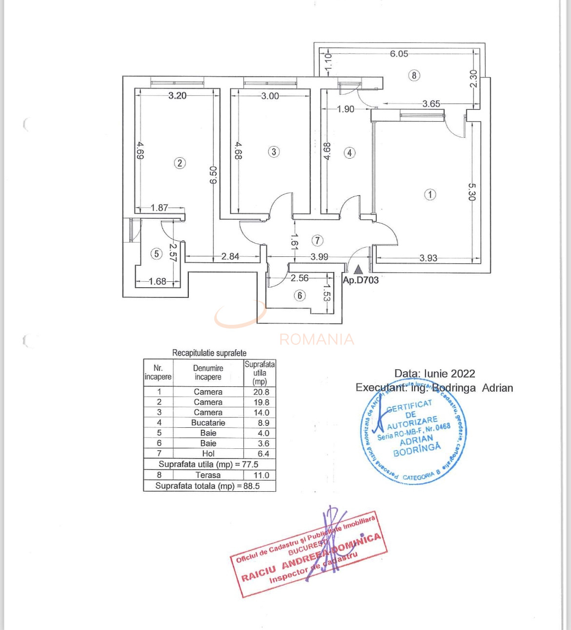 Apartament, 3 camere Bucuresti/Pipera