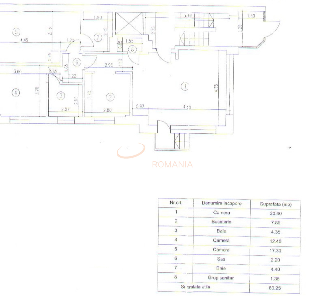 Apartament, 3 camere Bucuresti/Primaverii