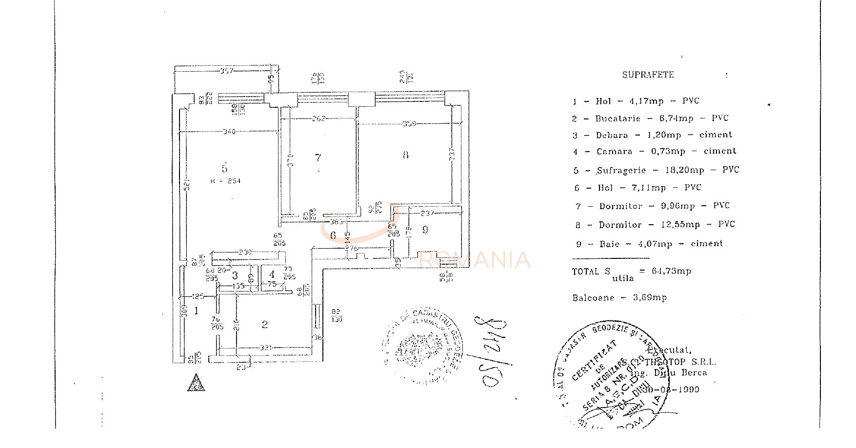 Apartament, 3 camere Bucuresti/Pantelimon