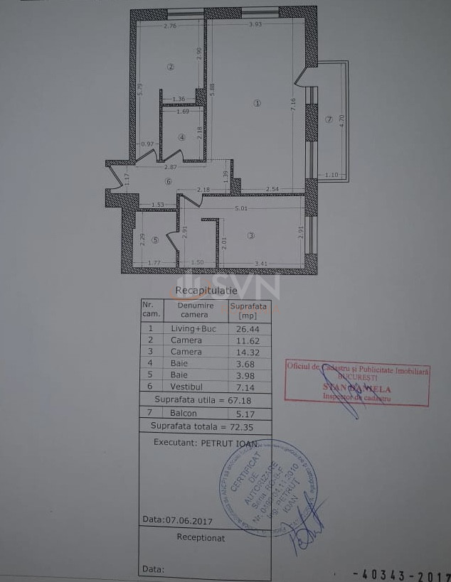 Apartament, 3 camere Bucuresti/Titan