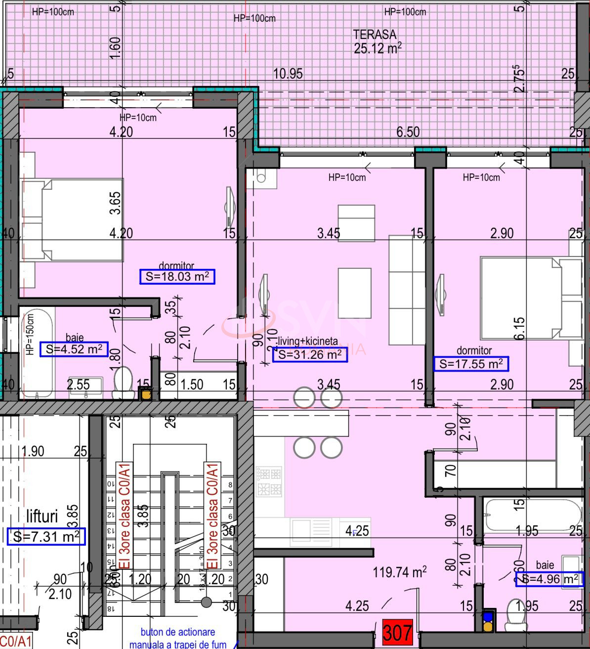 Apartament, 3 camere Constanta/Centru