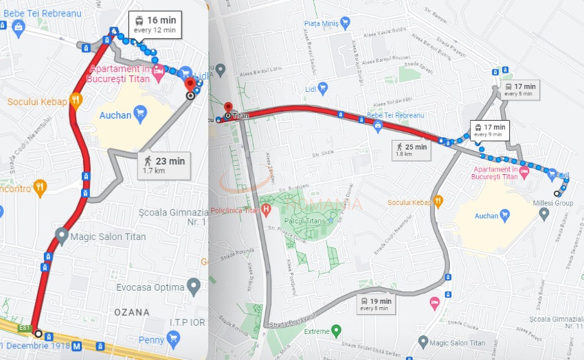 Apartament, 3 camere Bucuresti/Titan