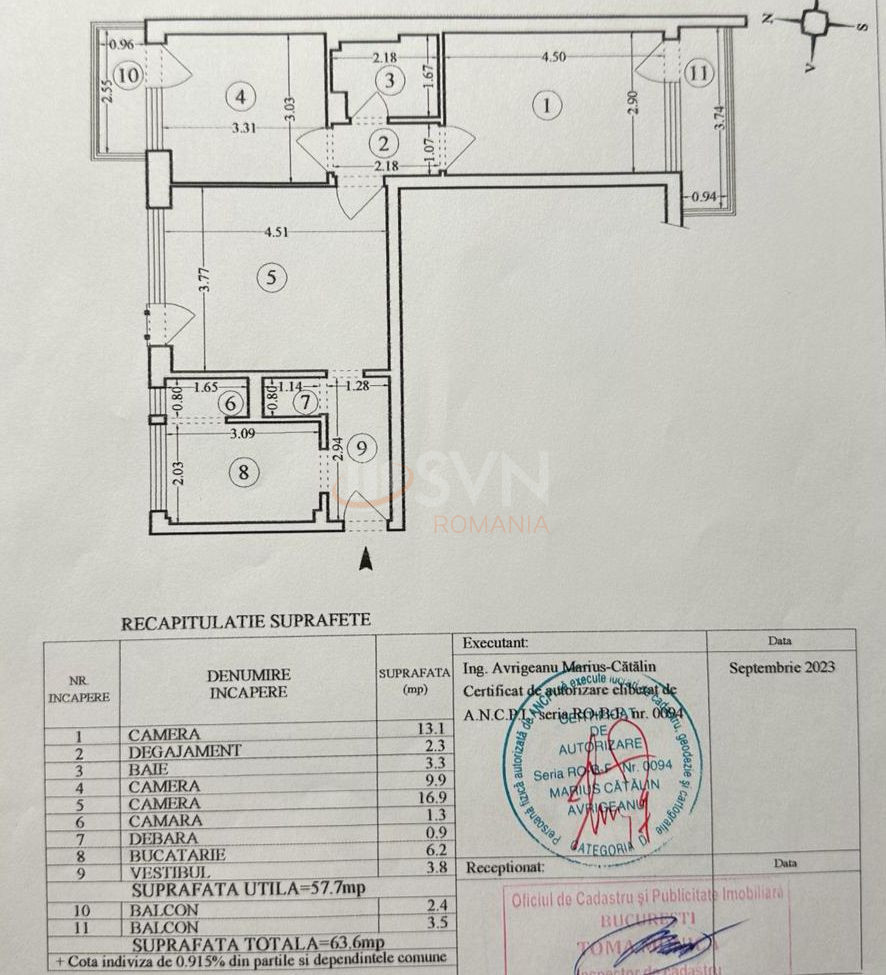 Apartament, 3 camere Bucuresti/Victoriei