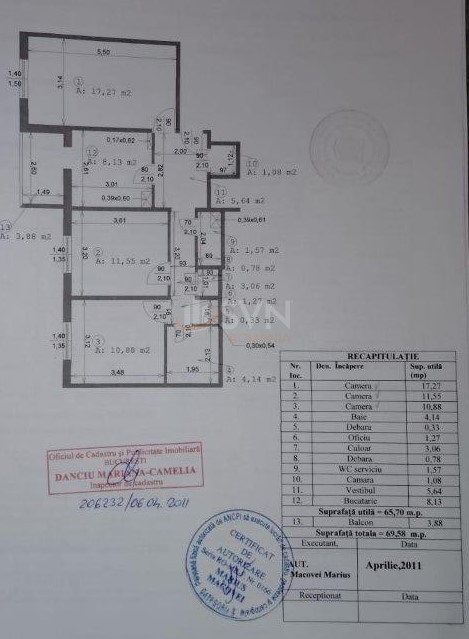 Apartament, 3 camere Bucuresti/Crangasi