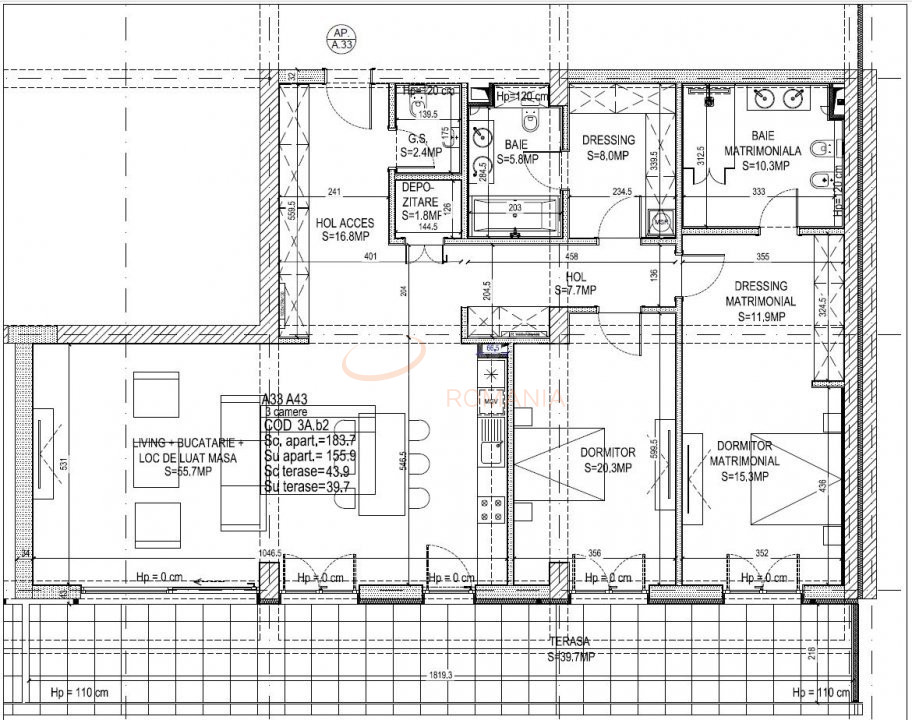 Apartament, 3 camere Bucuresti/Floreasca