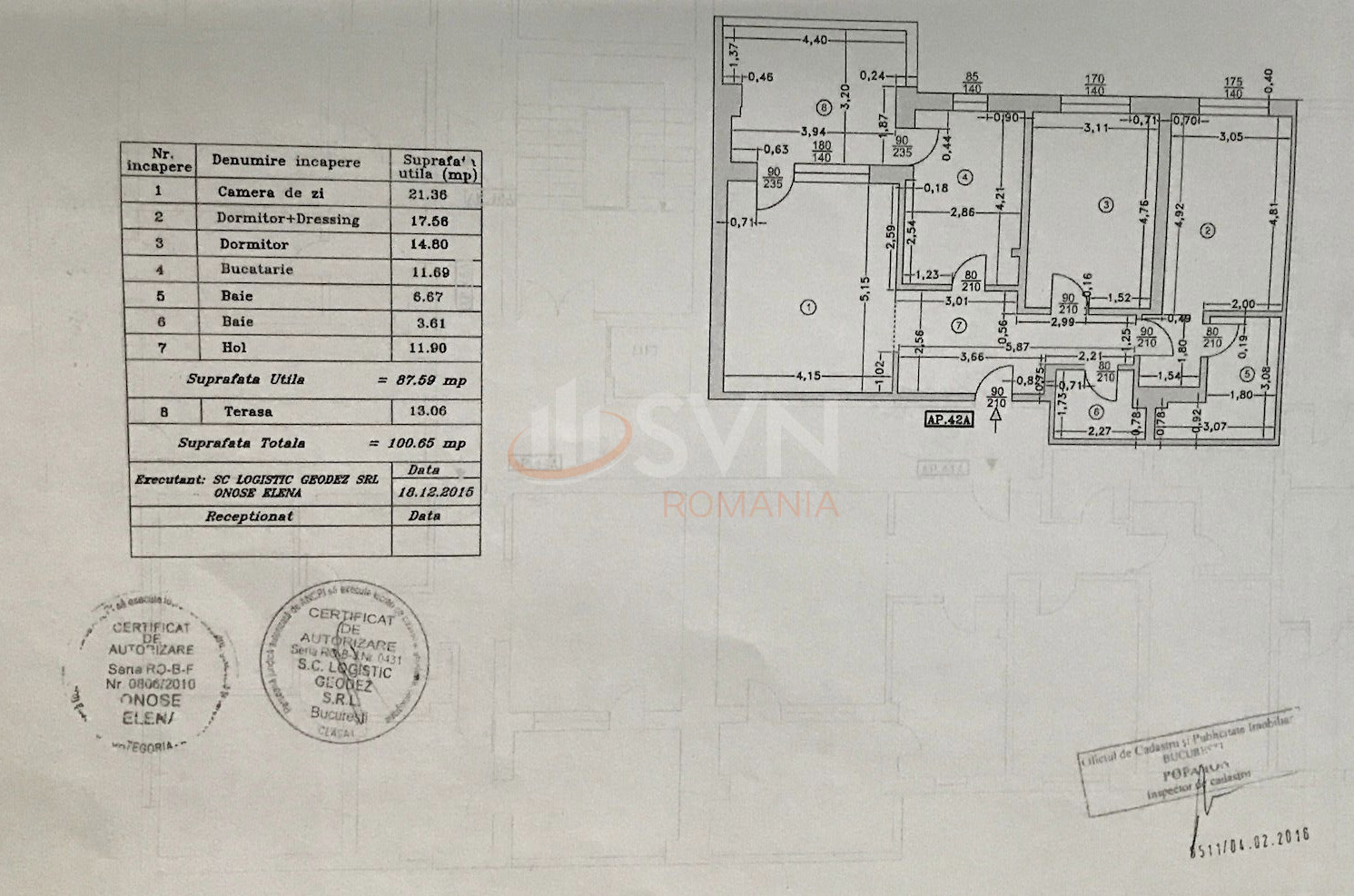 Apartament, 3 camere Bucuresti/Aviatiei