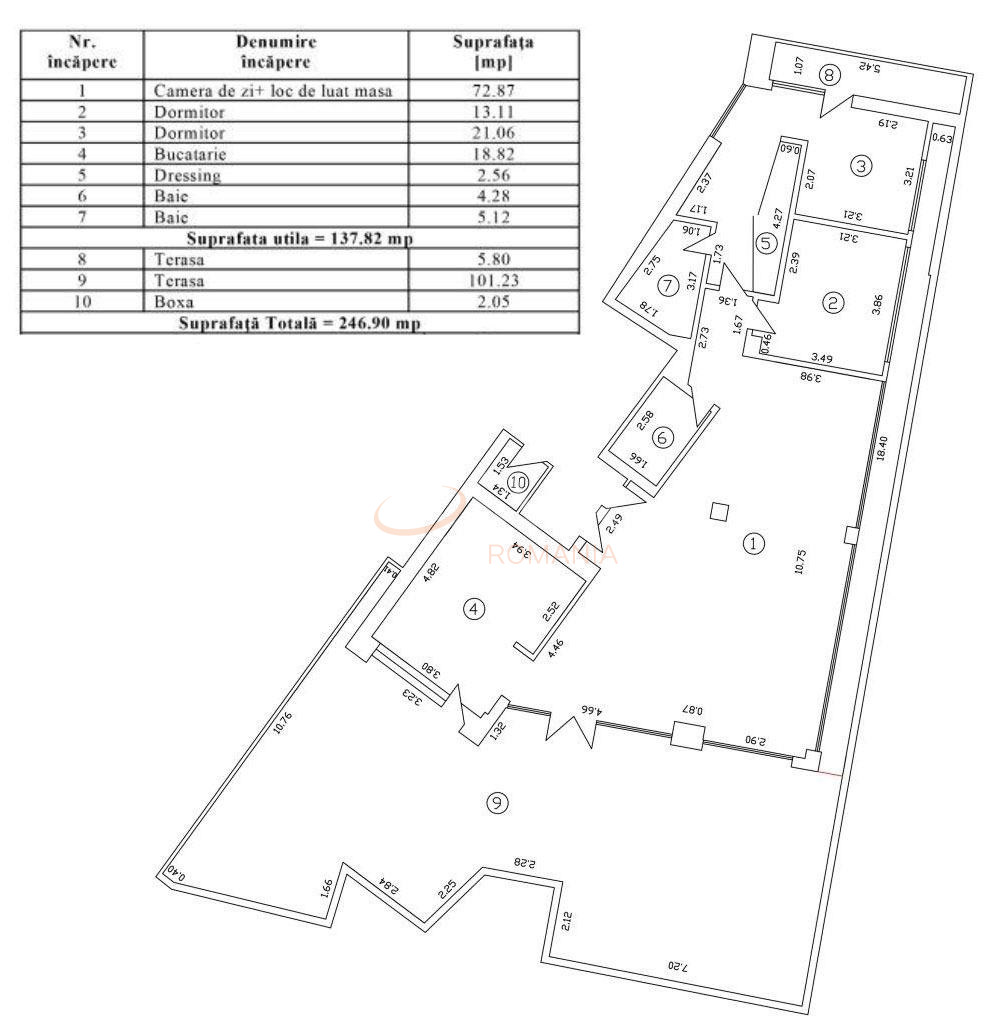 Apartament, 3 camere Bucuresti/Piata Unirii (s3)