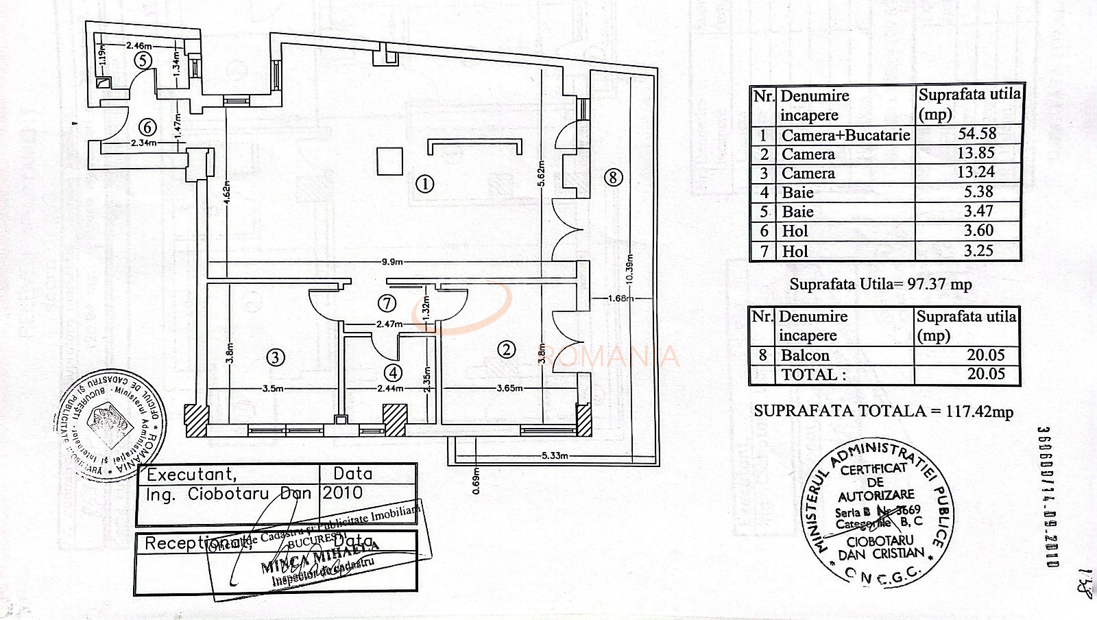Apartament, 3 camere Bucuresti/Iancului