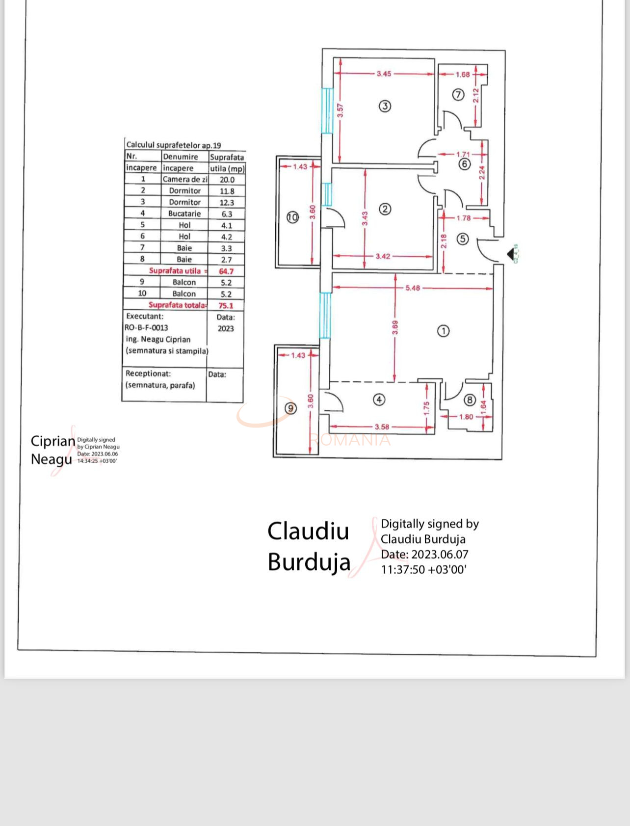 Apartament, 3 camere Ilfov/Mogosoaia