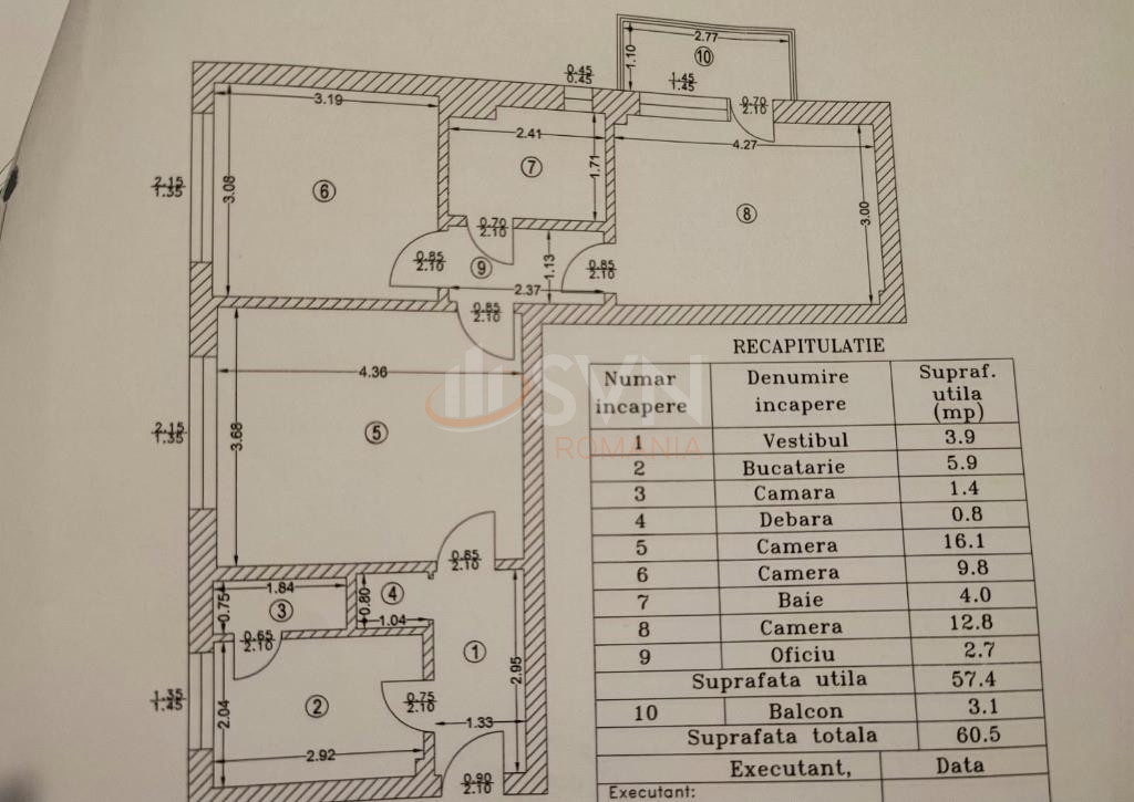 Apartament, 3 camere Bucuresti/Domenii