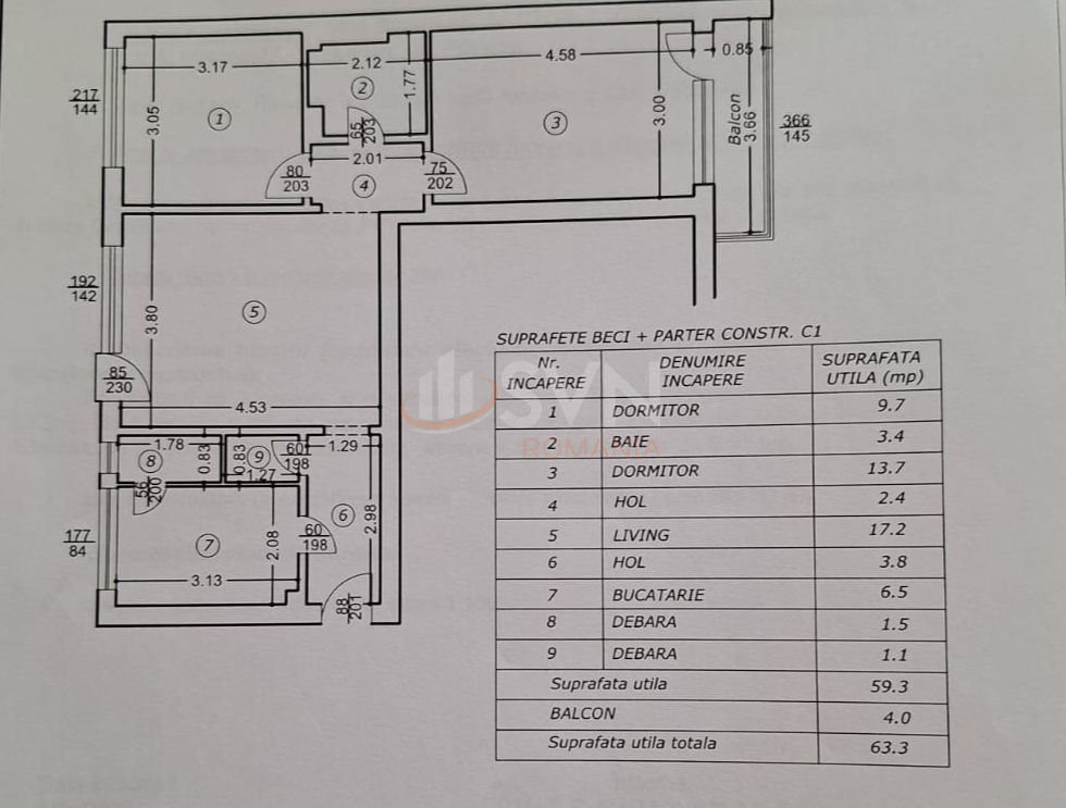 Apartament, 3 camere Bucuresti/Victoriei