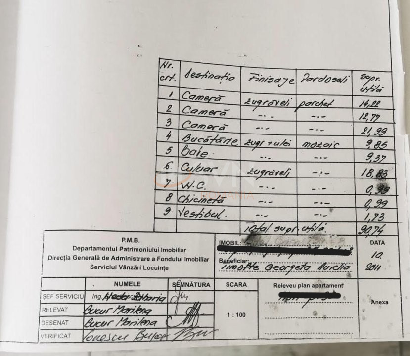 Apartament, 3 camere Bucuresti/Mosilor