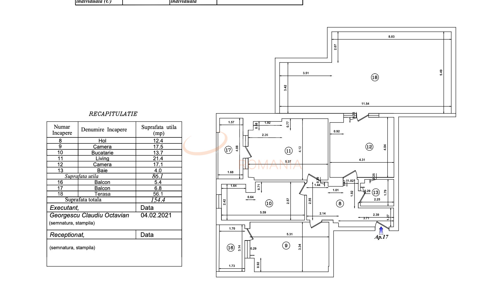 Apartament, 3 camere Bucuresti/Andronache