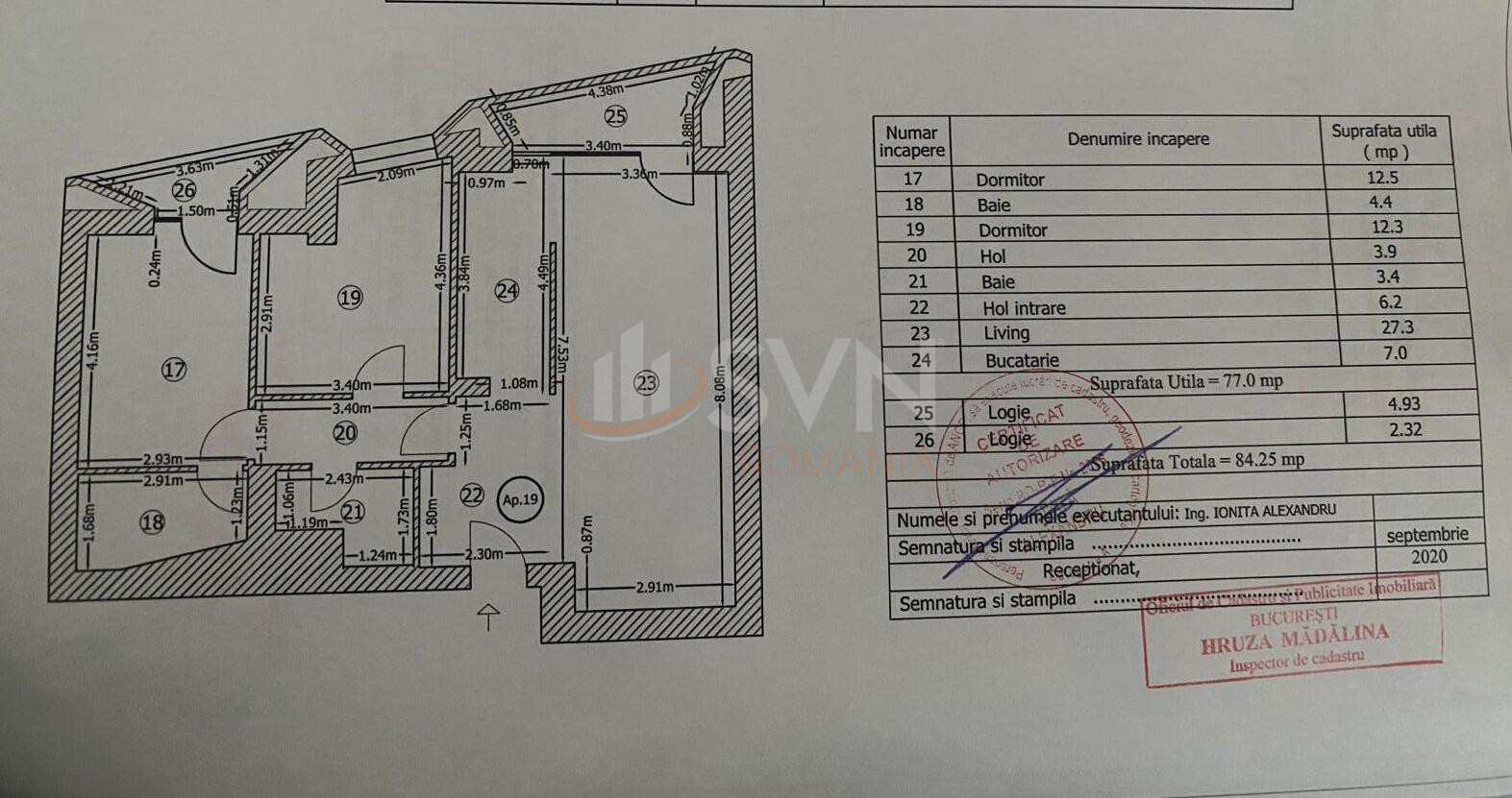 Apartament, 3 camere Bucuresti/Barbu Vacarescu