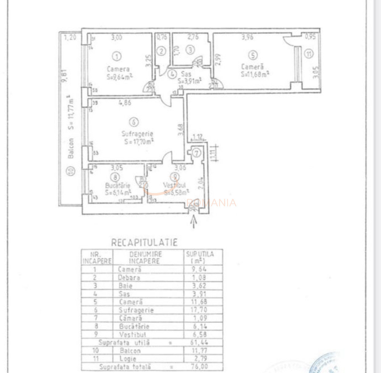 Apartament, 3 camere Bucuresti/Vatra Luminoasa