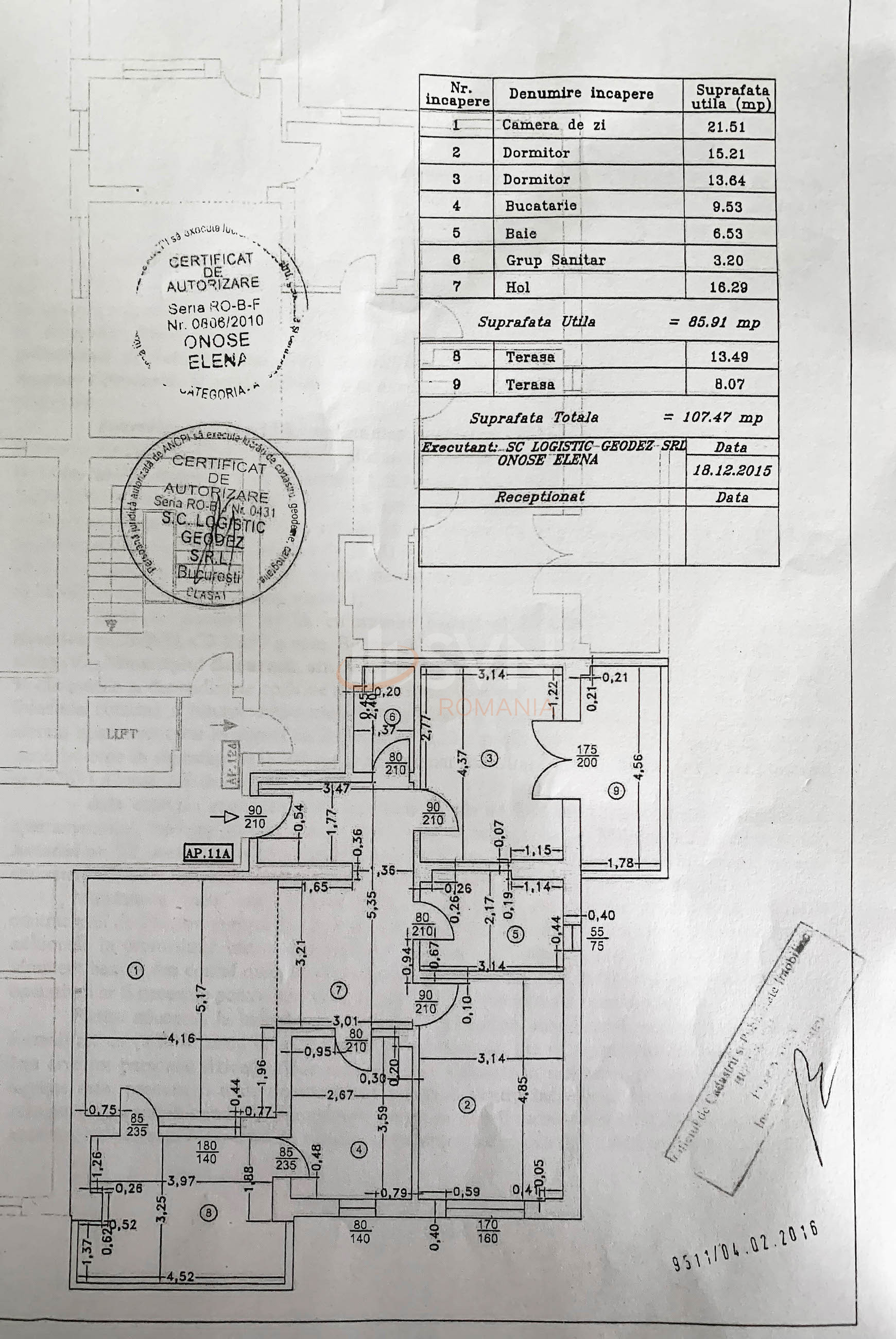 Apartament, 3 camere Bucuresti/Aviatiei
