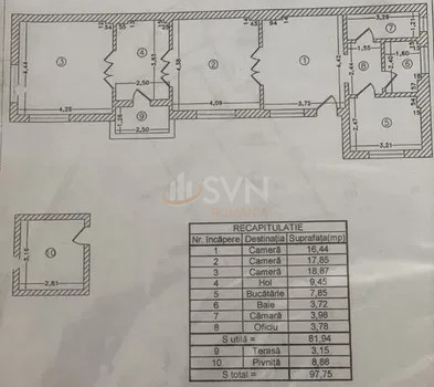 Apartament, 3 camere Bucuresti/Foisorul De Foc