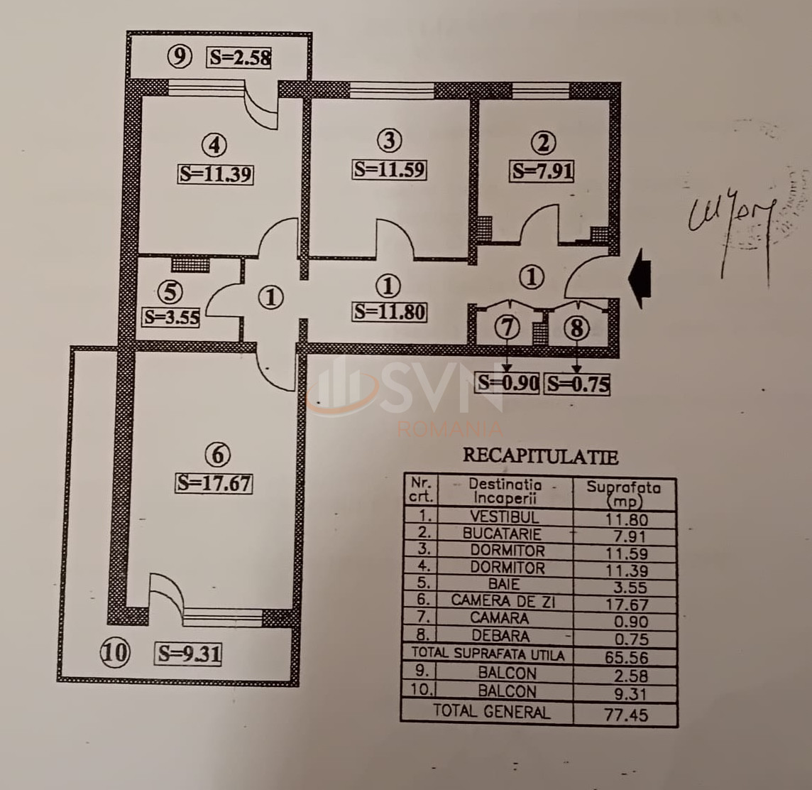 Apartament, 3 camere Bucuresti/Obor