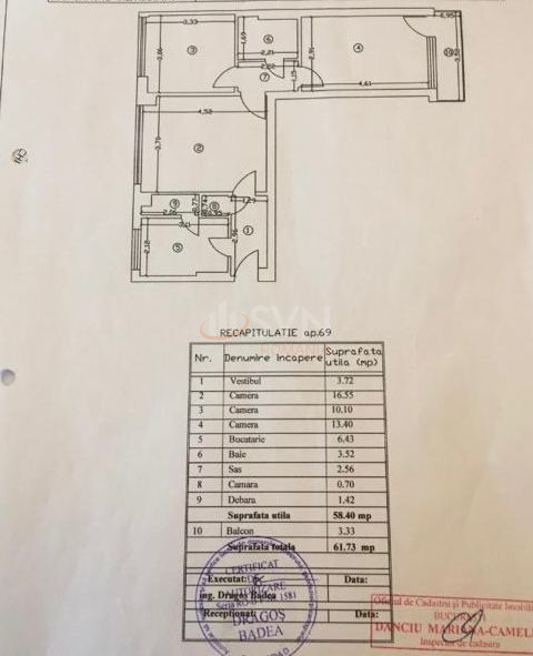 Apartament, 3 camere Bucuresti/Stefan Cel Mare