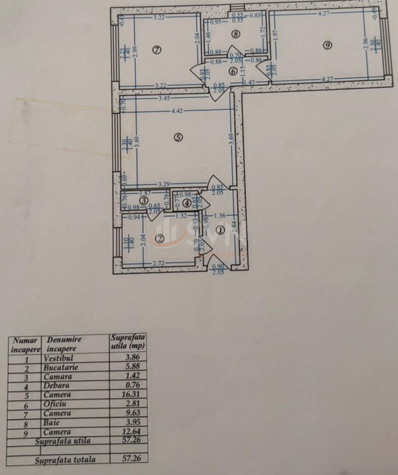 Apartament, 3 camere Bucuresti/Grivita