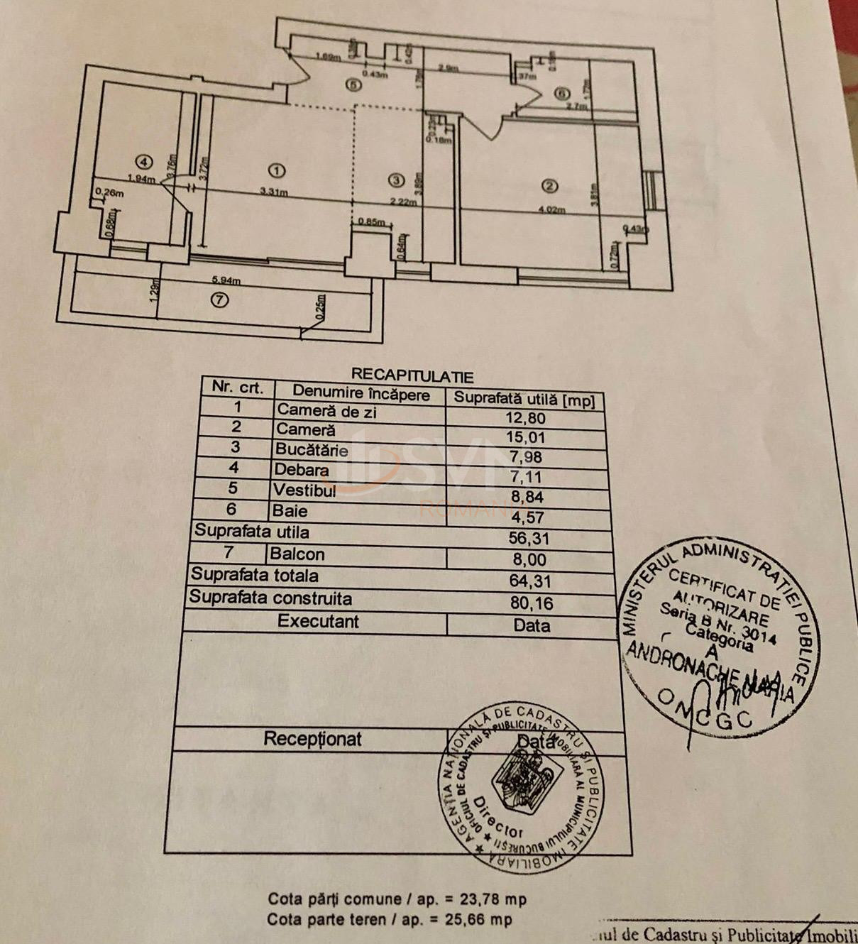 Apartament, 3 camere Bucuresti/Stefan Cel Mare