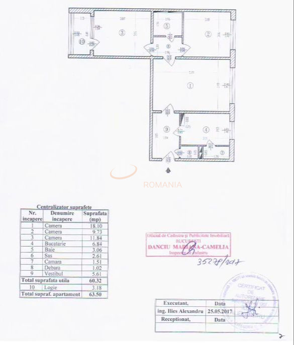 Apartament, 3 camere Bucuresti/Titan