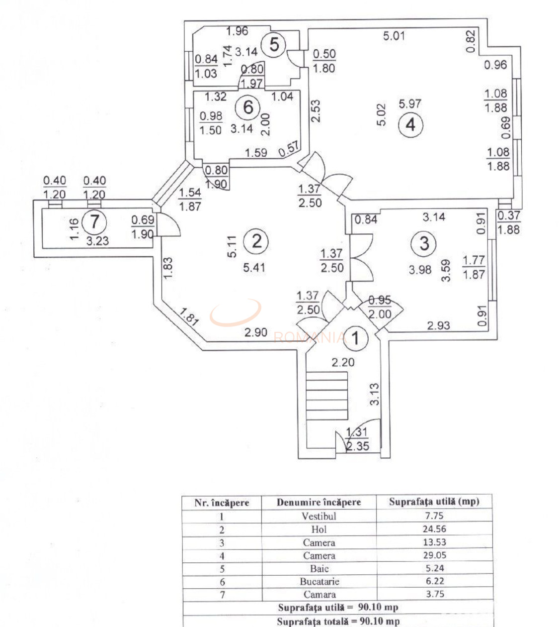 Apartament, 3 camere Bucuresti/Kiseleff