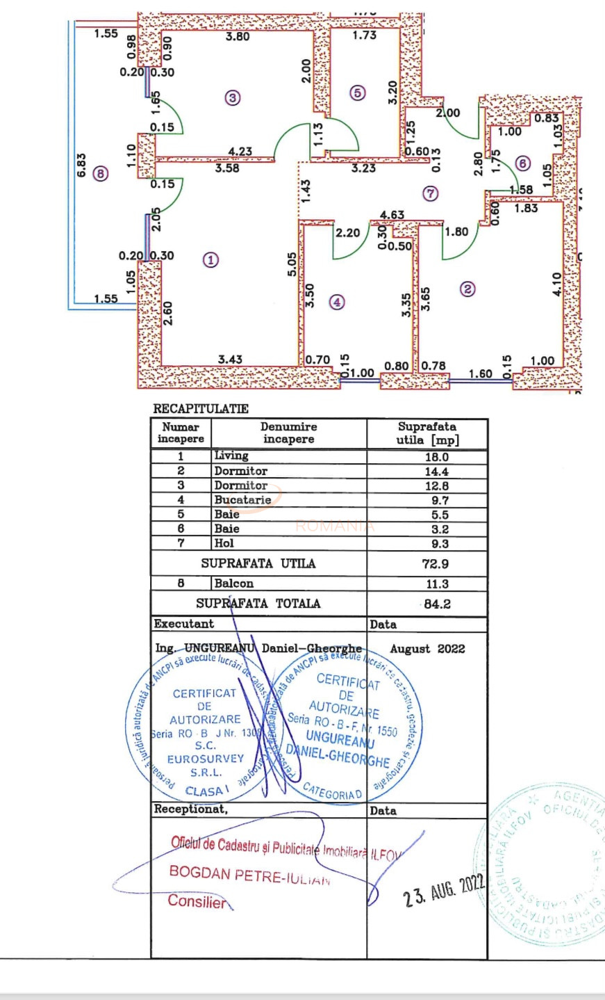 Apartament, 3 camere Bucuresti/Pipera