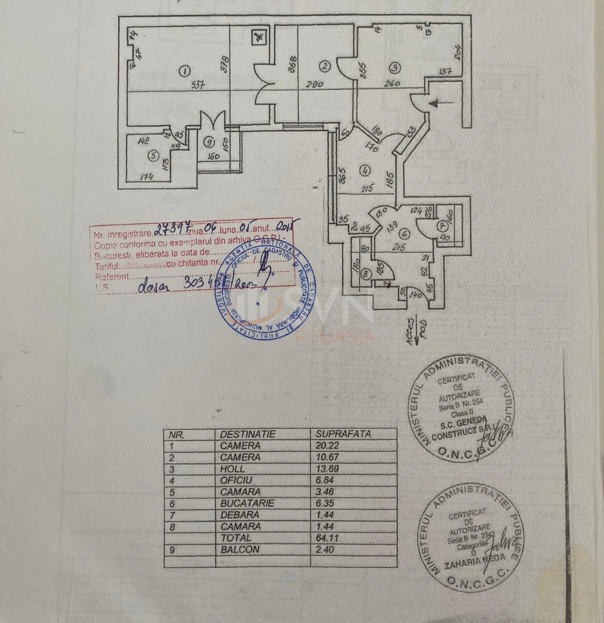 Apartament, 3 camere Bucuresti/Mosilor
