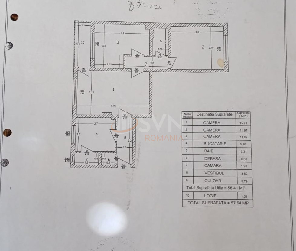 Apartament, 3 camere Bucuresti/Pajura