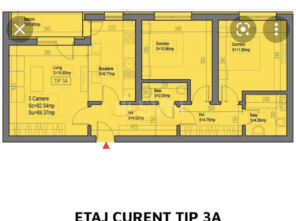 Apartament, 3 camere Bucuresti/Lujerului