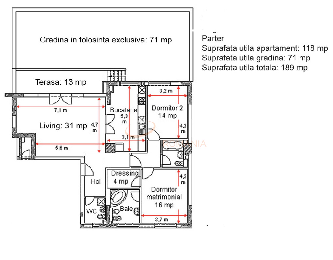 Apartament, 3 camere Bucuresti/Nordului