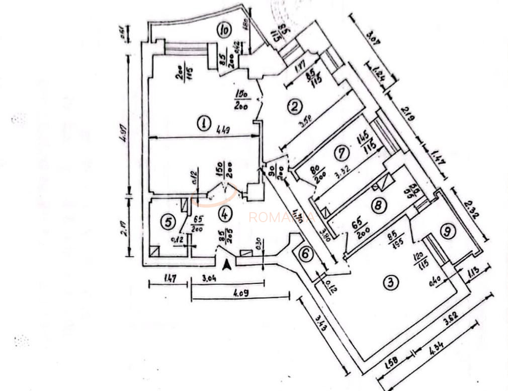 Apartament, 3 camere Bucuresti/Calea Victoriei