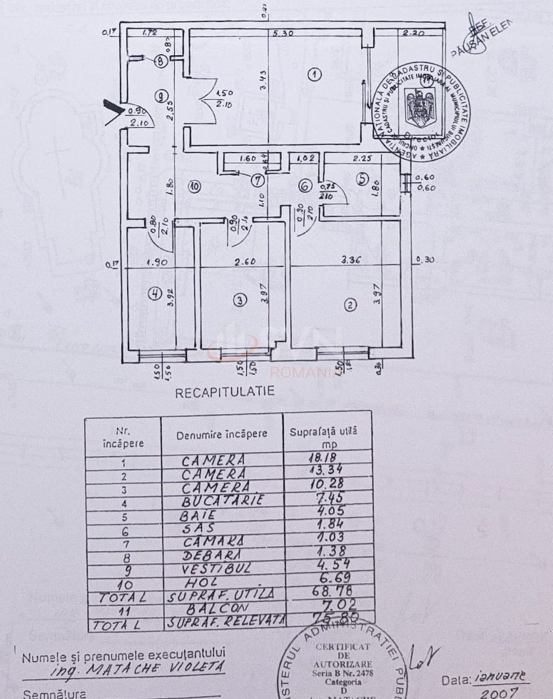 Apartament, 3 camere Bucuresti/Dristor