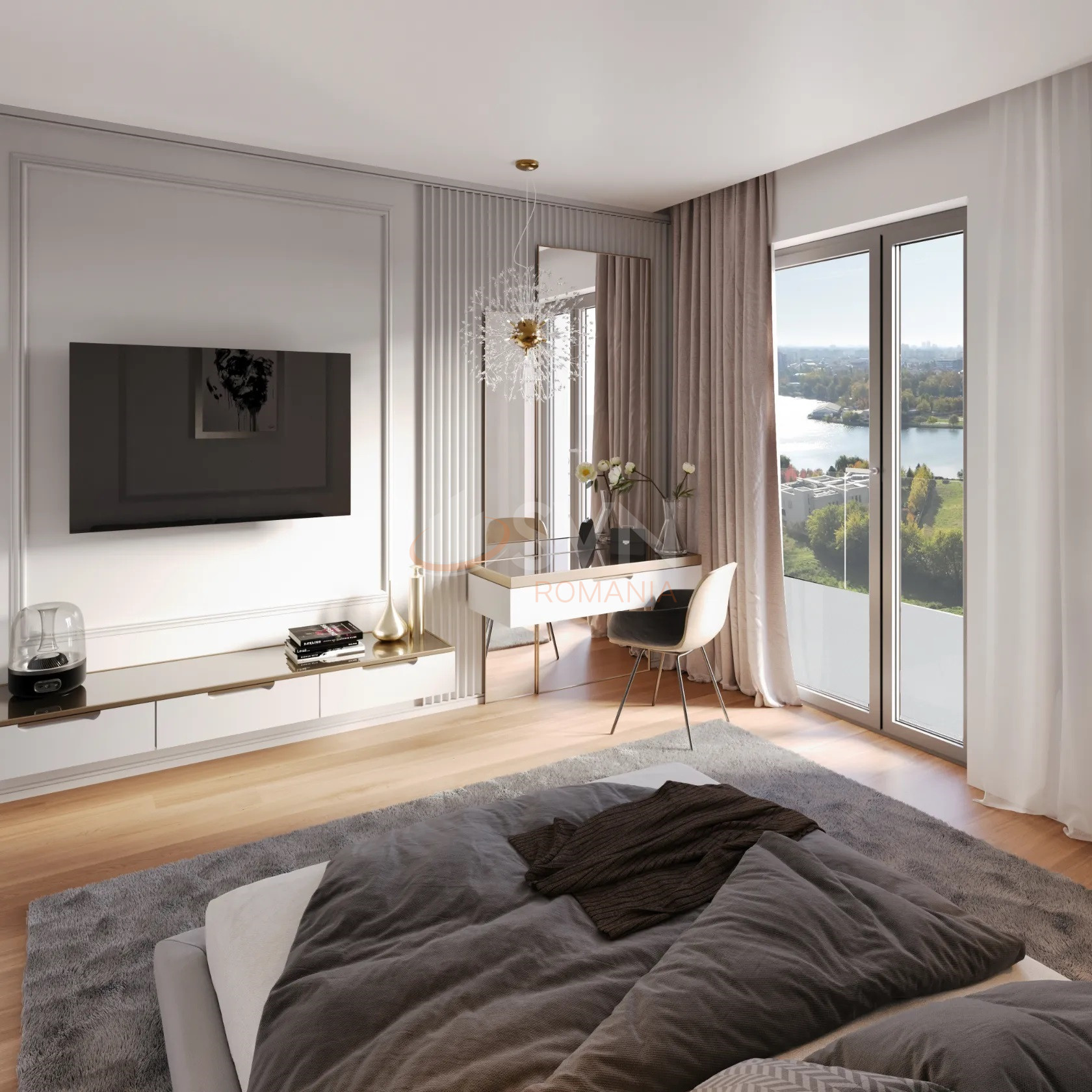 Apartament, 3 camere Bucuresti/Barbu Vacarescu