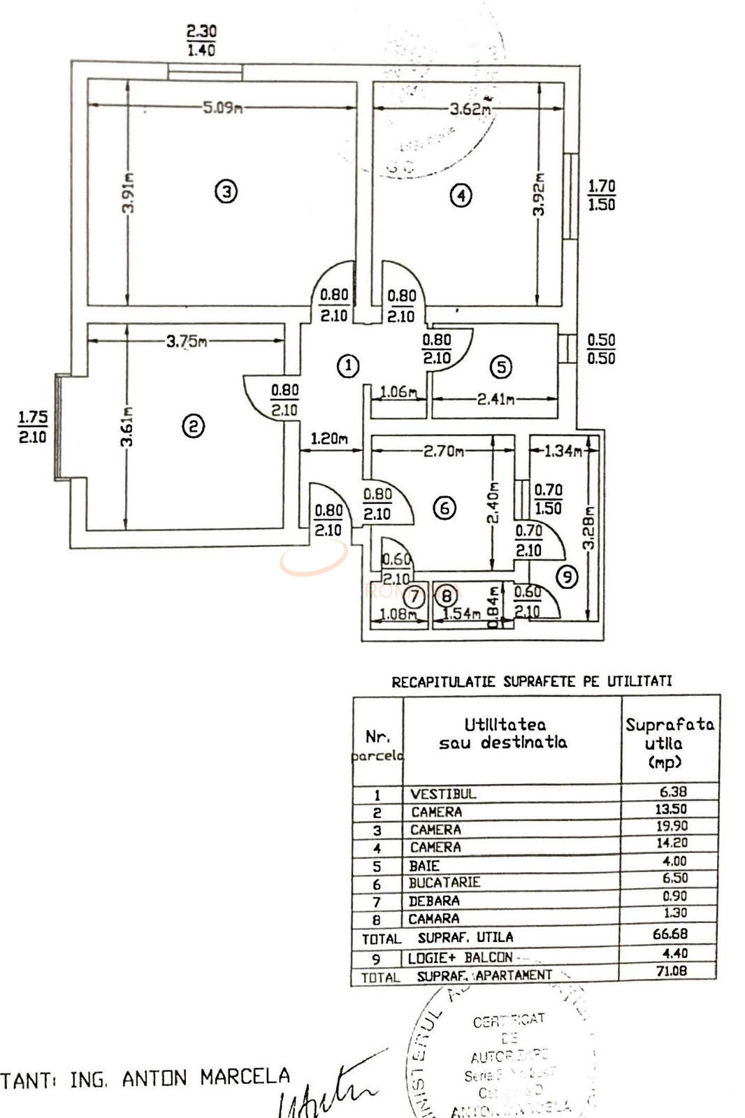 Apartament, 3 camere Bucuresti/Primaverii