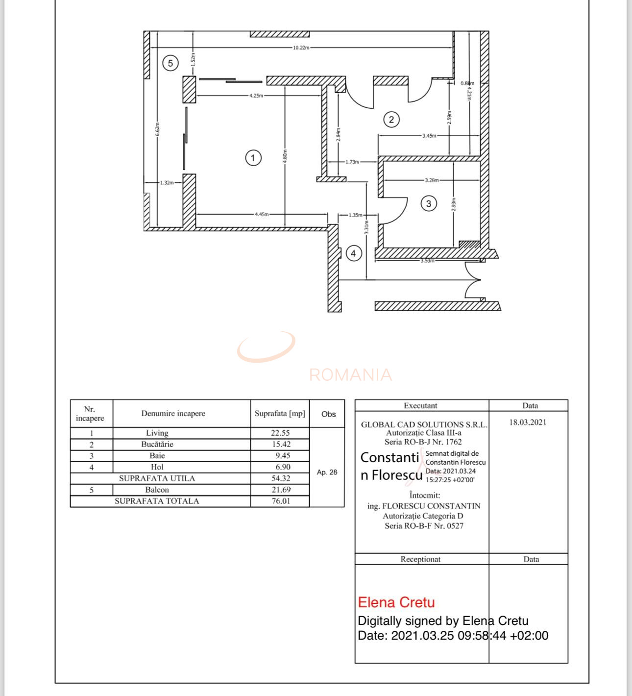 Apartament, 3 camere Bucuresti/Pipera