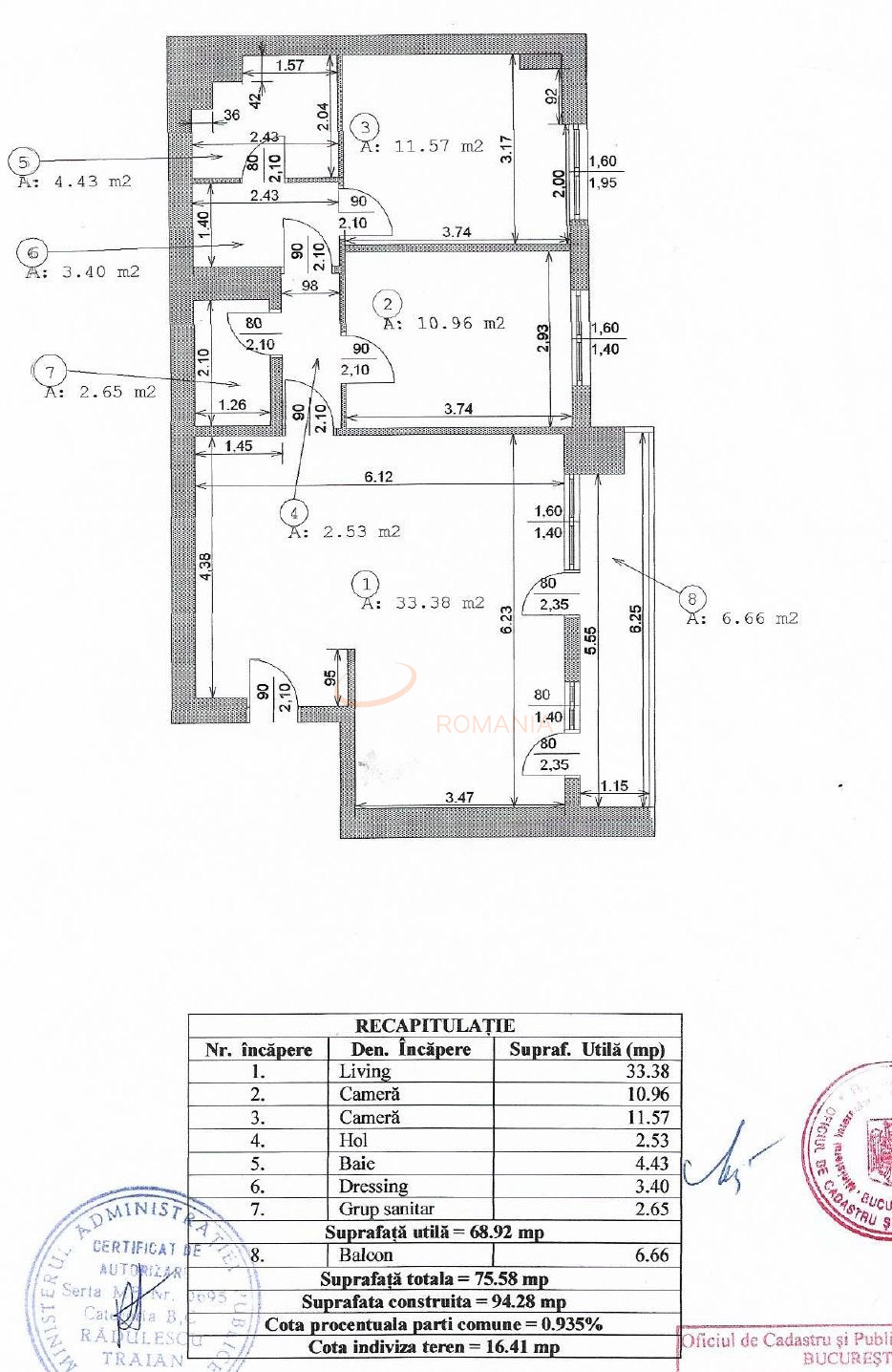 Apartament, 3 camere Bucuresti/13 Septembrie