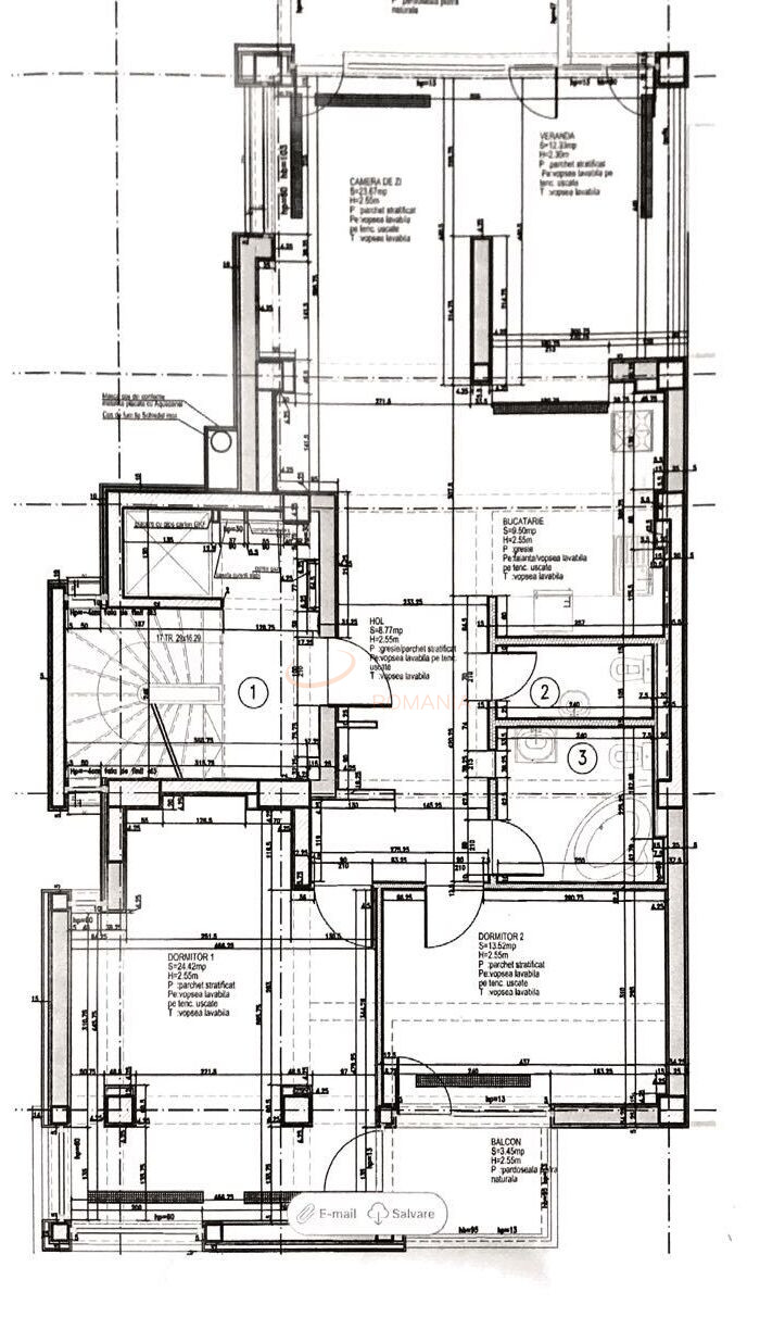 Apartament, 3 camere Bucuresti/Primaverii