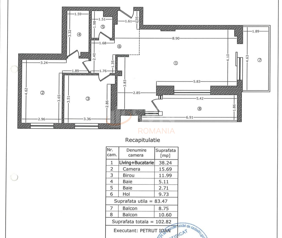 Apartament, 3 camere Bucuresti/Lacul Tei