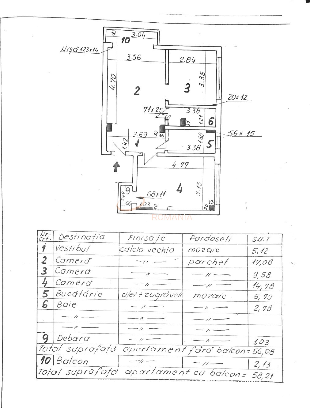 Apartament, 3 camere Bucuresti/Cismigiu