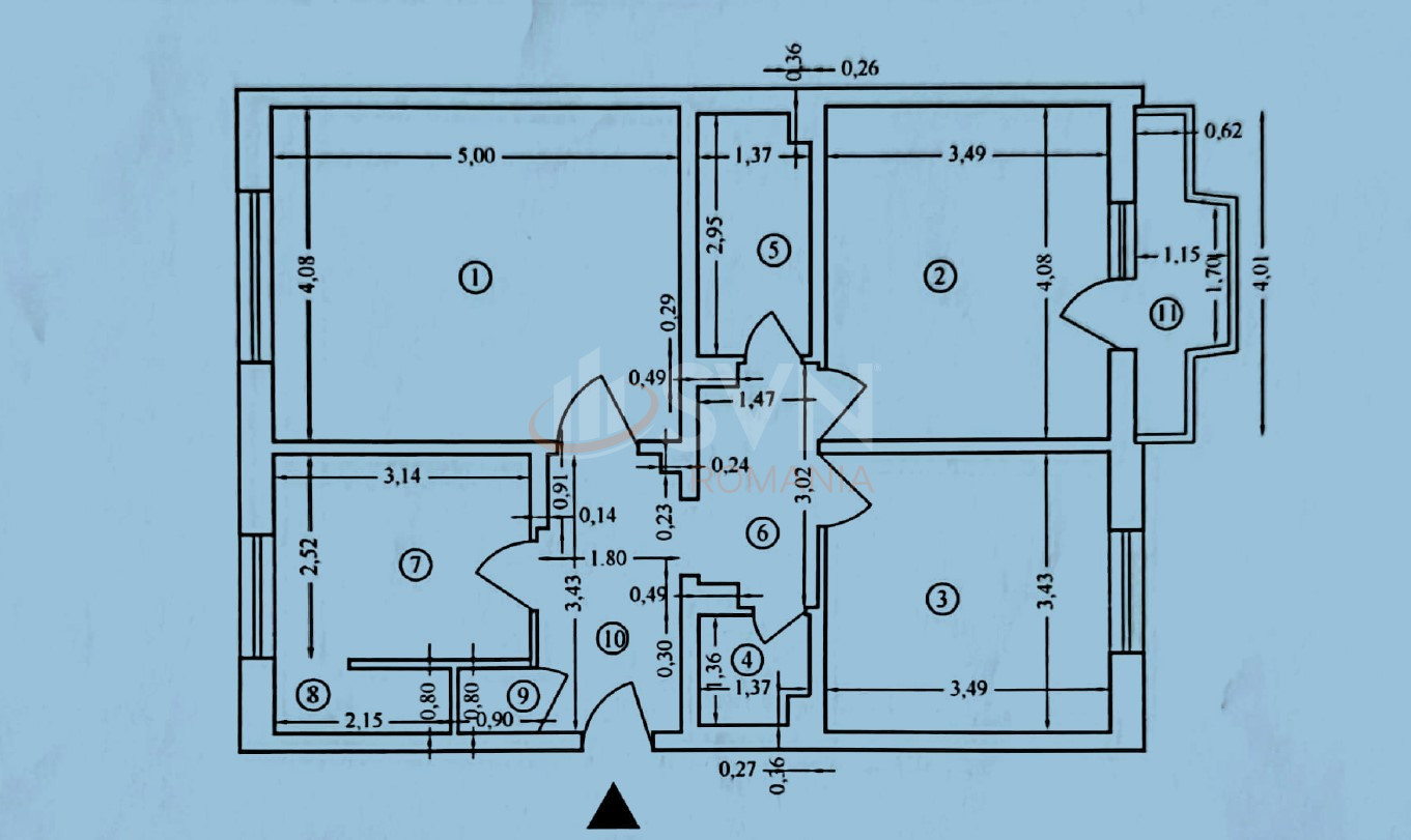 Apartament, 3 camere Bucuresti/Octavian Goga