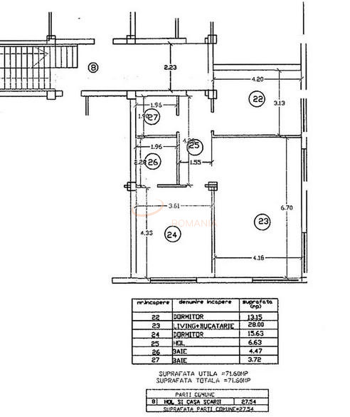 Apartament, 3 camere Bucuresti/Domenii