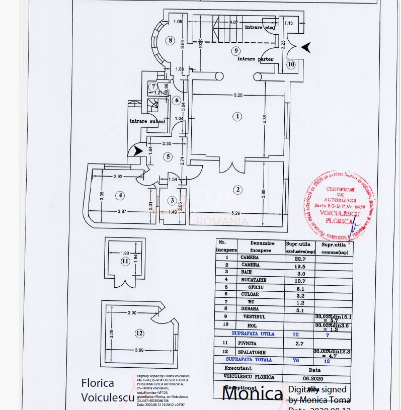 Apartament, 3 camere Bucuresti/Victoriei