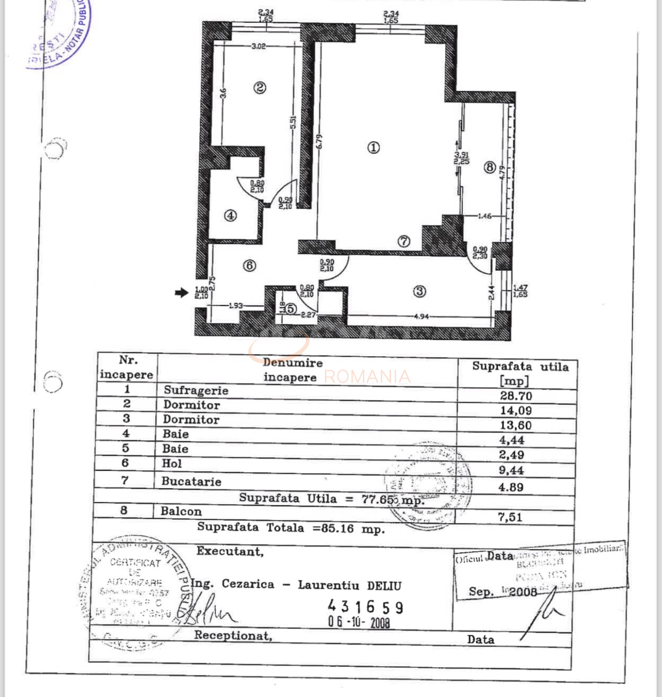 Apartament, 3 camere Bucuresti/Dristor