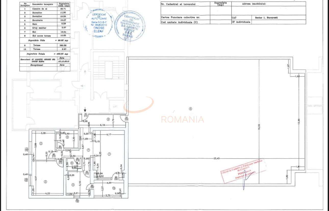 Apartament, 3 camere Bucuresti/Aviatiei
