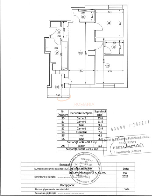 Apartament, 3 camere Bucuresti/Pipera