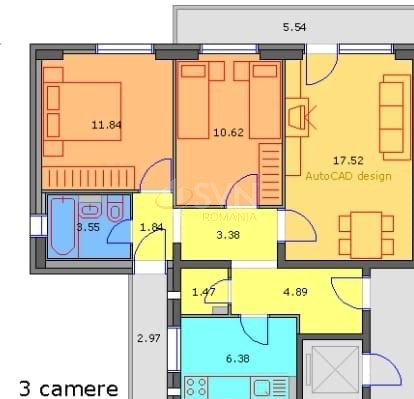 Apartament, 3 camere Bucuresti/Lacul Tei