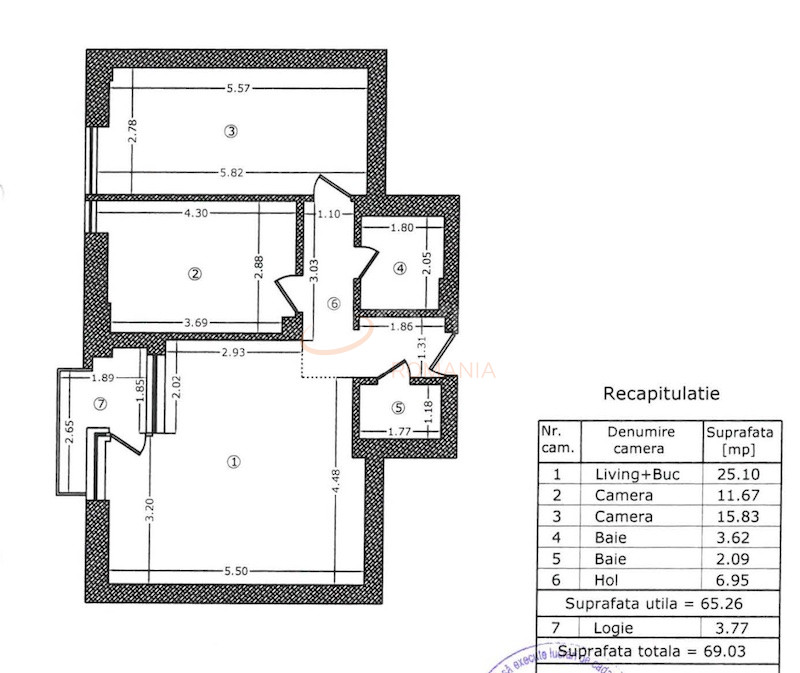 Apartament, 3 camere Bucuresti/Aviatiei