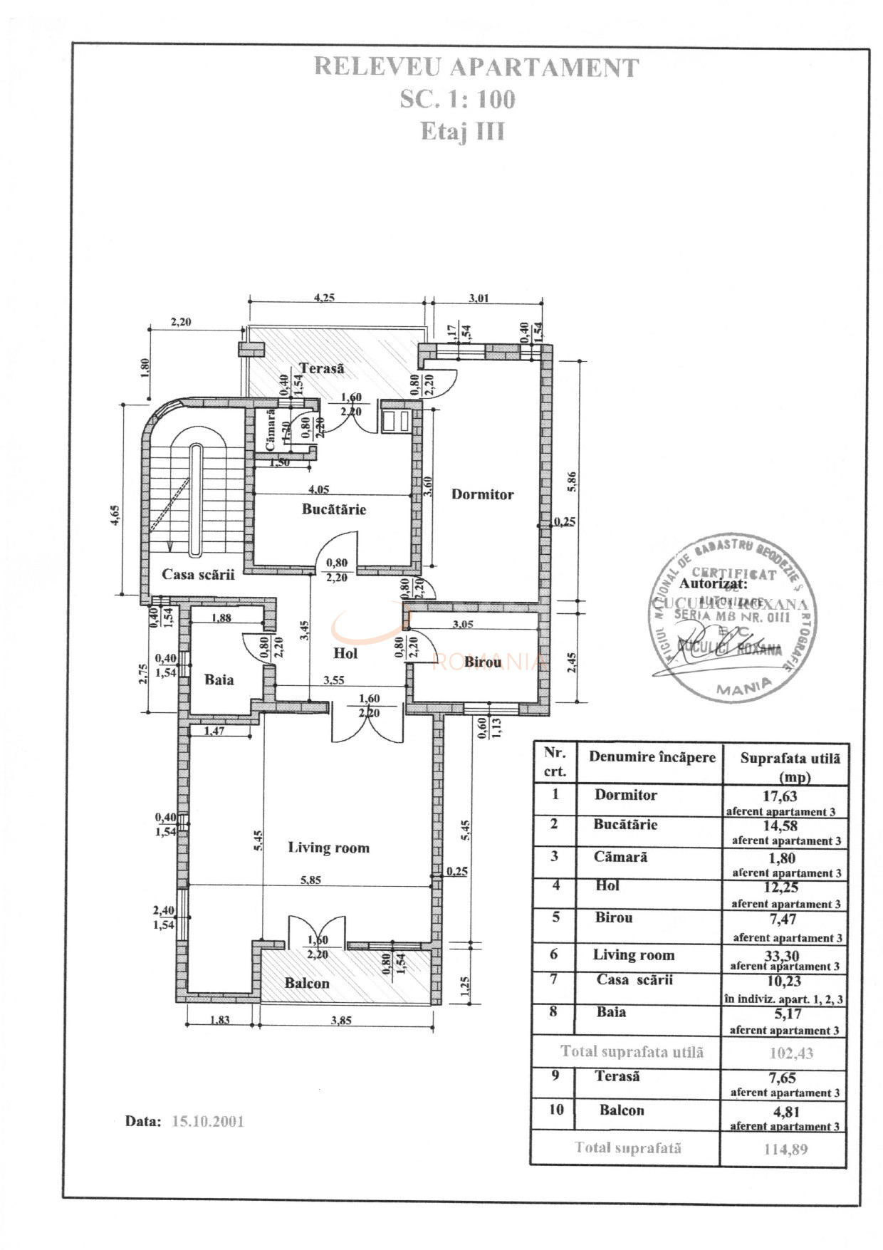 Apartament, 3 camere Bucuresti/Polona